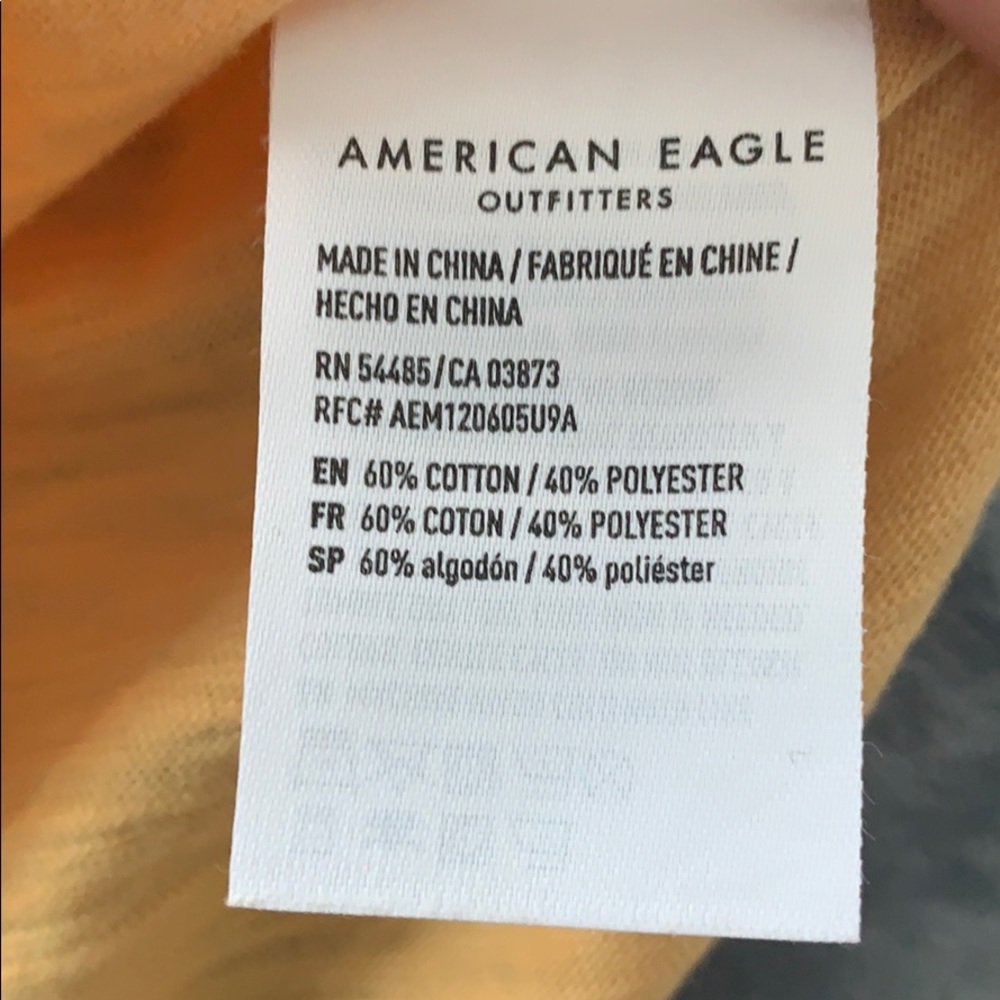 American Eagle Tangerine Tee - Picture 7 of 7